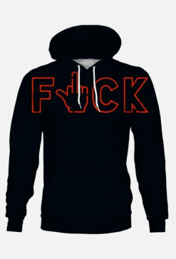 bluza z kapturem FULLPRINT F*CK