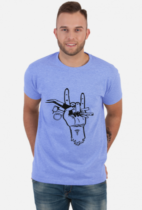 T-shirt męski narzędzia dentystyczne