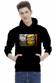 Bluza Męska z Kapturem "Graffiti"
