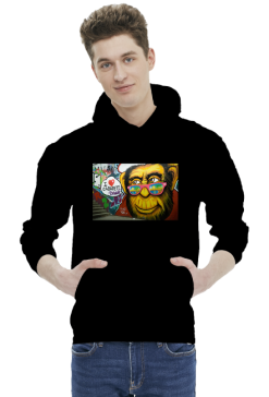 Bluza Męska z Kapturem "Graffiti"