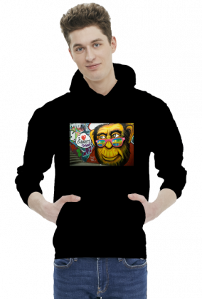 Bluza Męska z Kapturem "Graffiti"