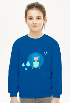 Bluza aqua