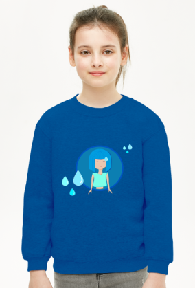 Bluza aqua