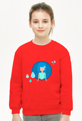 Bluza aqua