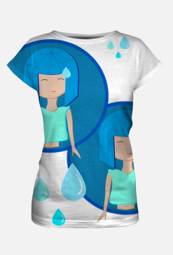 Koszulka aqua