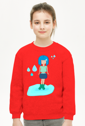 Bluza deszczowa dziewczyna