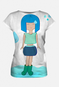 Koszulka deszczowa dziewczyna