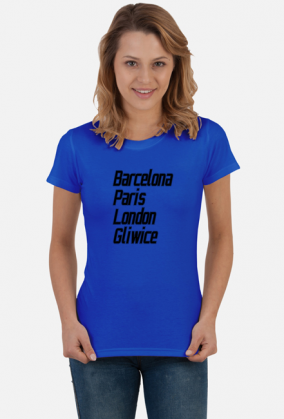 Visit Gliwice (bluzka damska) cg