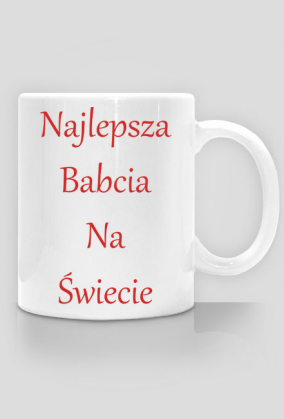 Kubek - Najlepsza Babcia na Świecie - czerwony