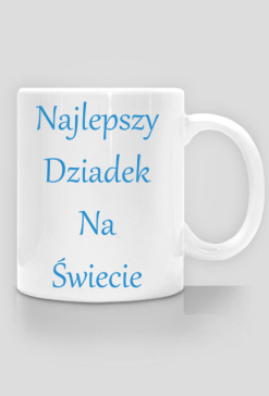 Kubek - Najlepszy Dziadek na Świecie - niebieski