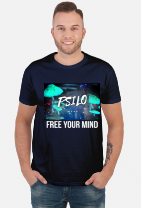 Koszulka męska - Psilo Wear - grzyby