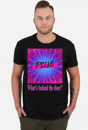 Koszulka męska - PsiloWear - What's behind the door?