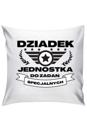 Poduszka - Dziadek Jednostka (Prezent na Dzień Dziadka)