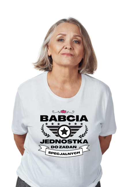 Koszulka Damska - Babcia Jednostka (Prezent na Dzień Babci)