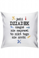 Poduszka - Dziadek Naprawiacz (Prezent na Dzień Dziadka)