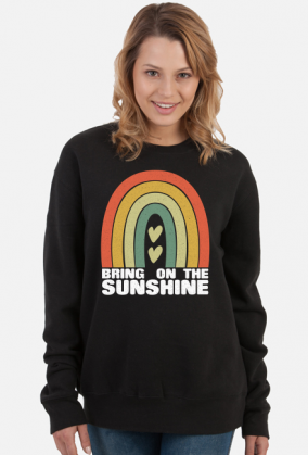 bluza damska z tęczą