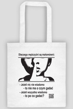 Małomówni ekologiczna torba na zakupy