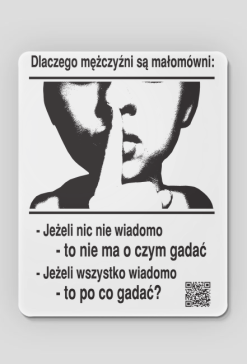 Małomówni podkładka pod mysz