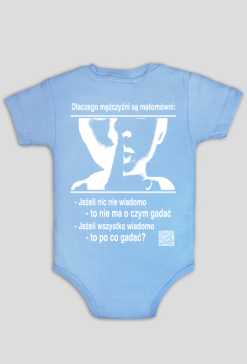 Małomówni w. body niemowlęce plecy