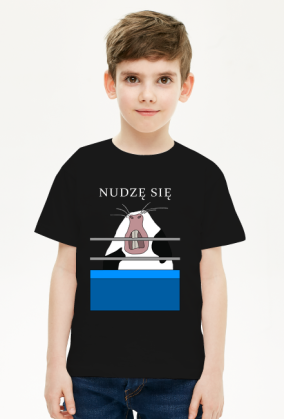 Koszulka "Nudzę się" chłopięca