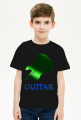 Koszulka z zieloną gitarą