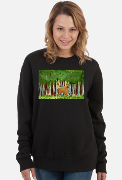 BLUZA DAMSKA Z MOTYWEM LEŚNYM
