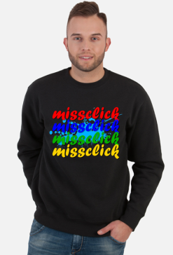 BLUZA "MISSCLICK" 2 CZARNY I BIAŁY