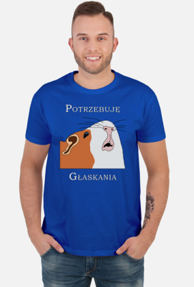 Koszulka "Potrzebuję Głaskania" Męska