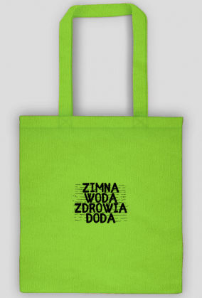 TORBA ZIMNA WODA ZDROWIA DODA