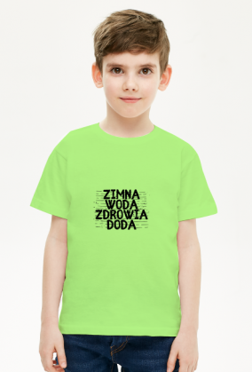 Zimna woda, zdrowia doda - dziecięca