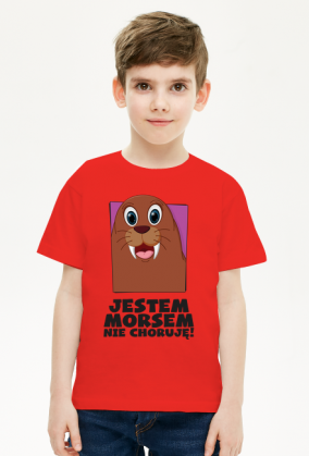 Jestem morsem, nie choruję - dziecięca różowa
