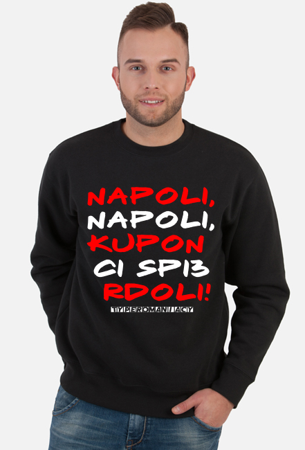 Bluza Npoli,Napoli Czarna