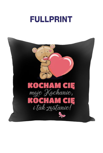 Poduszka - Kocham Cię (Prezent na Dzień Kobiet)