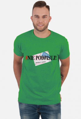 Koszulka - #Nie Podpisuj - T-Shirt Multicolor