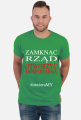 Koszulka - Zamknąć Rząd Otworzyć Gospodarkę - T-Shirt Multicolor