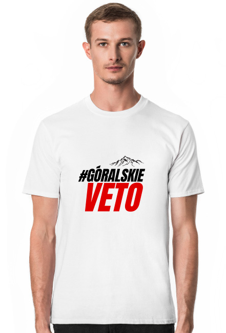 Koszulka męska - Góralskie Veto (Protest Przedsiębiorców)
