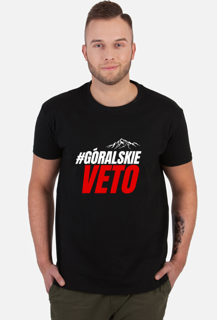 Koszulka męska - Góralskie Veto (Protest Przedsiębiorców)
