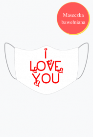 Maseczka na Walentynki