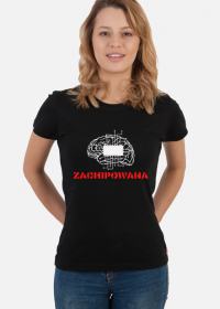 Koszulka "Zachipowana" - czarna