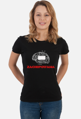 Koszulka "Zachipowana" - czarna