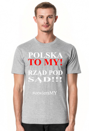 Koszulka - Polska To My Rząd Pod Sąd #otwieraMY - T-Shirt Multicolor