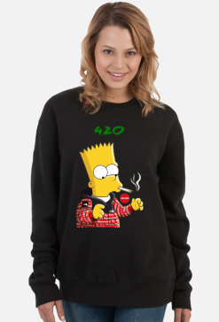 CLOUTY Women Sweatshirt Bart 420