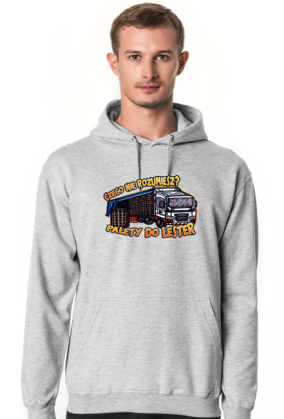 Bluza męska z kapturem "Palety do Lester"