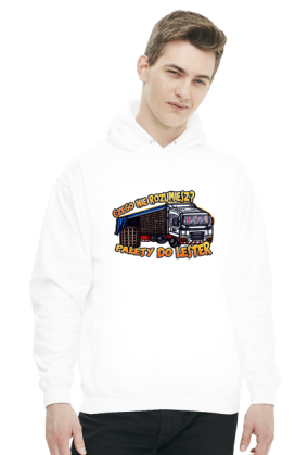 Bluza męska z kapturem "Palety do Lester"