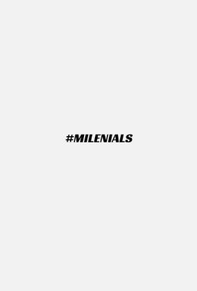 T-shirt damski: #MILENIALS