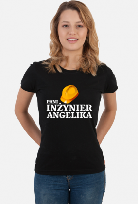 Koszulka Pani Inżynier z imieniem Angelika