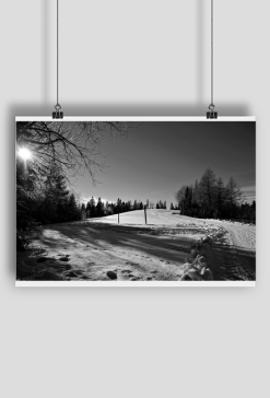 Plakat - górskie pejzaże