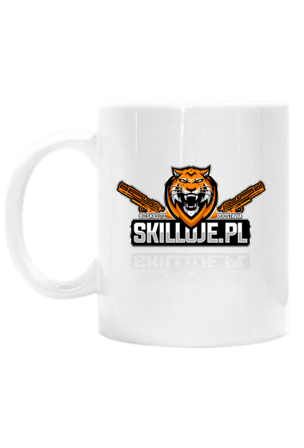 Biały Kubek z Logo Skilluje.pl