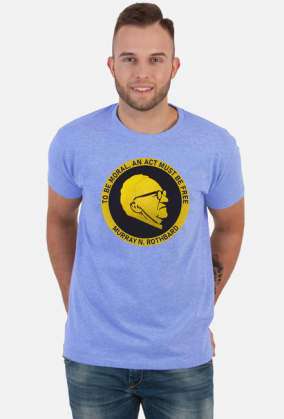 Rothbard - koszulka męska Indepicto