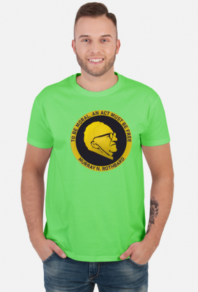 Rothbard - koszulka męska Indepicto